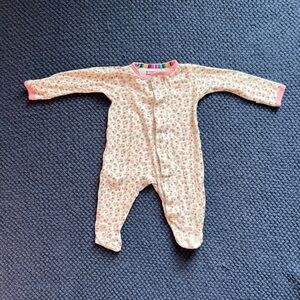 Magnetic Me Pink and Cream Cherry Footie